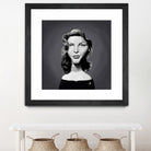 Lauren Bacall by Rob Snow on GIANT ART - gray digital painting