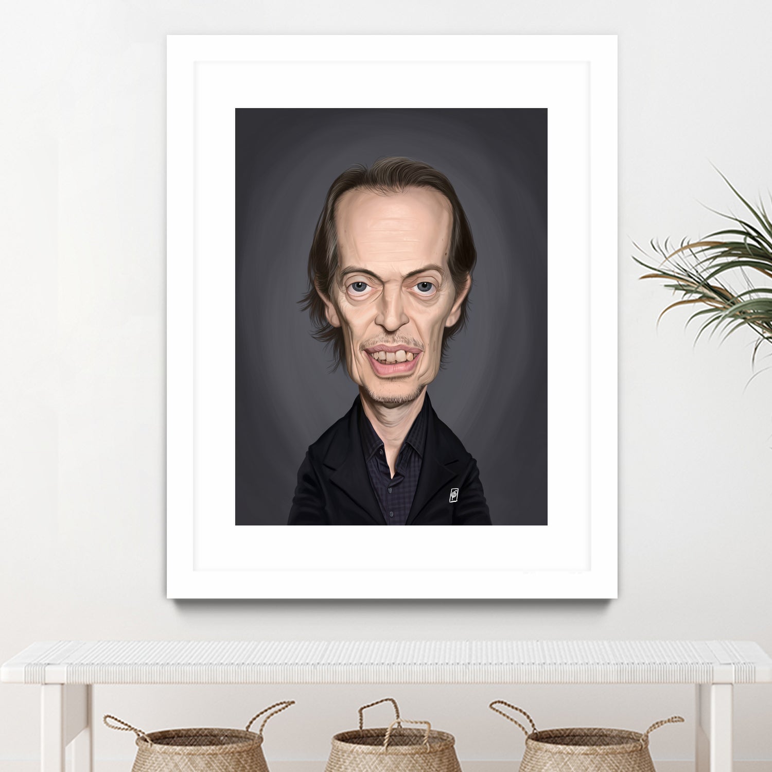 Steve Buscemi by Rob Snow on GIANT ART - brown digital painting