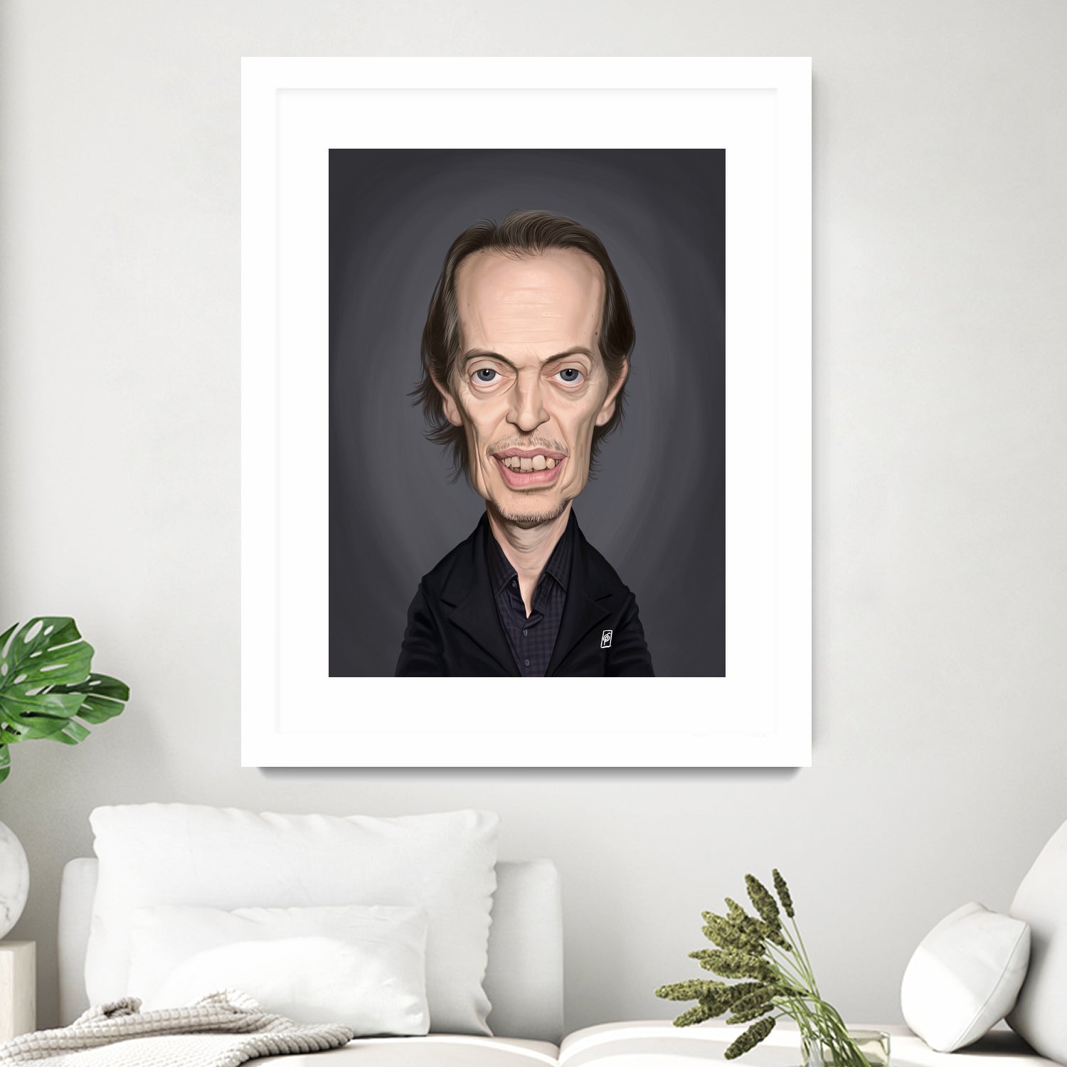 Steve Buscemi by Rob Snow on GIANT ART - brown digital painting