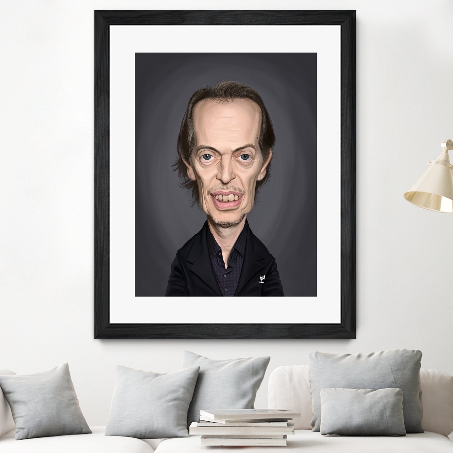 Steve Buscemi by Rob Snow on GIANT ART - brown digital painting