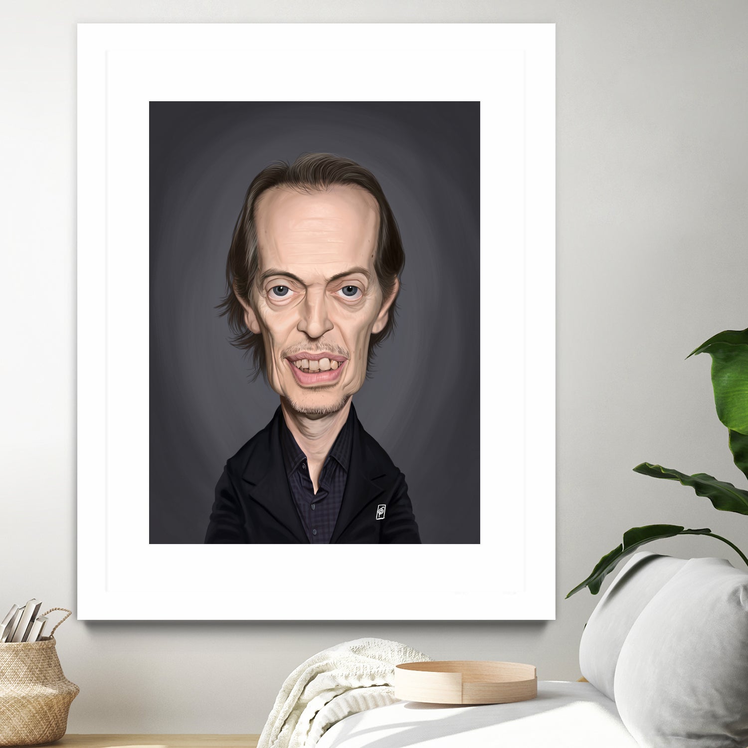 Steve Buscemi by Rob Snow on GIANT ART - brown digital painting