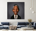 Nelson Mandela by Rob Snow on GIANT ART - black digital painting