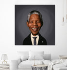 Nelson Mandela by Rob Snow on GIANT ART - black digital painting