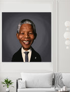 Nelson Mandela by Rob Snow on GIANT ART - black digital painting