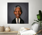 Nelson Mandela by Rob Snow on GIANT ART - black digital painting