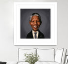 Nelson Mandela by Rob Snow on GIANT ART - black digital painting