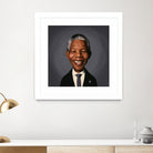 Nelson Mandela by Rob Snow on GIANT ART - black digital painting