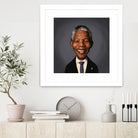 Nelson Mandela by Rob Snow on GIANT ART - black digital painting