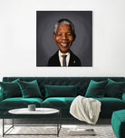 Nelson Mandela by Rob Snow on GIANT ART - black digital painting