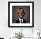 Nelson Mandela by Rob Snow on GIANT ART - black digital painting