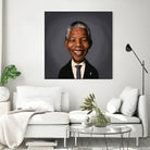 Nelson Mandela by Rob Snow on GIANT ART - black digital painting