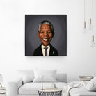 Nelson Mandela by Rob Snow on GIANT ART - black digital painting