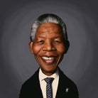 Nelson Mandela by Rob Snow on GIANT ART - black digital painting