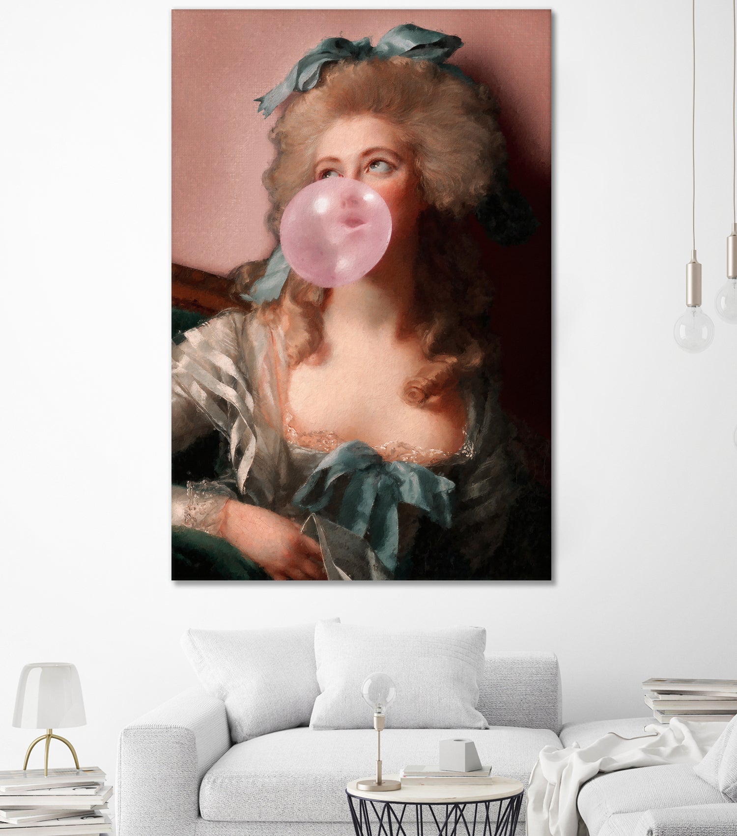 BUBBLEGUM PRINCESS by Jonas Loose on GIANT ART - pink photo manipulation