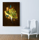 Enchanted Book by Diogo Veríssimo on GIANT ART - yellow photo manipulation