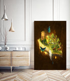 Enchanted Book by Diogo Veríssimo on GIANT ART - yellow photo manipulation