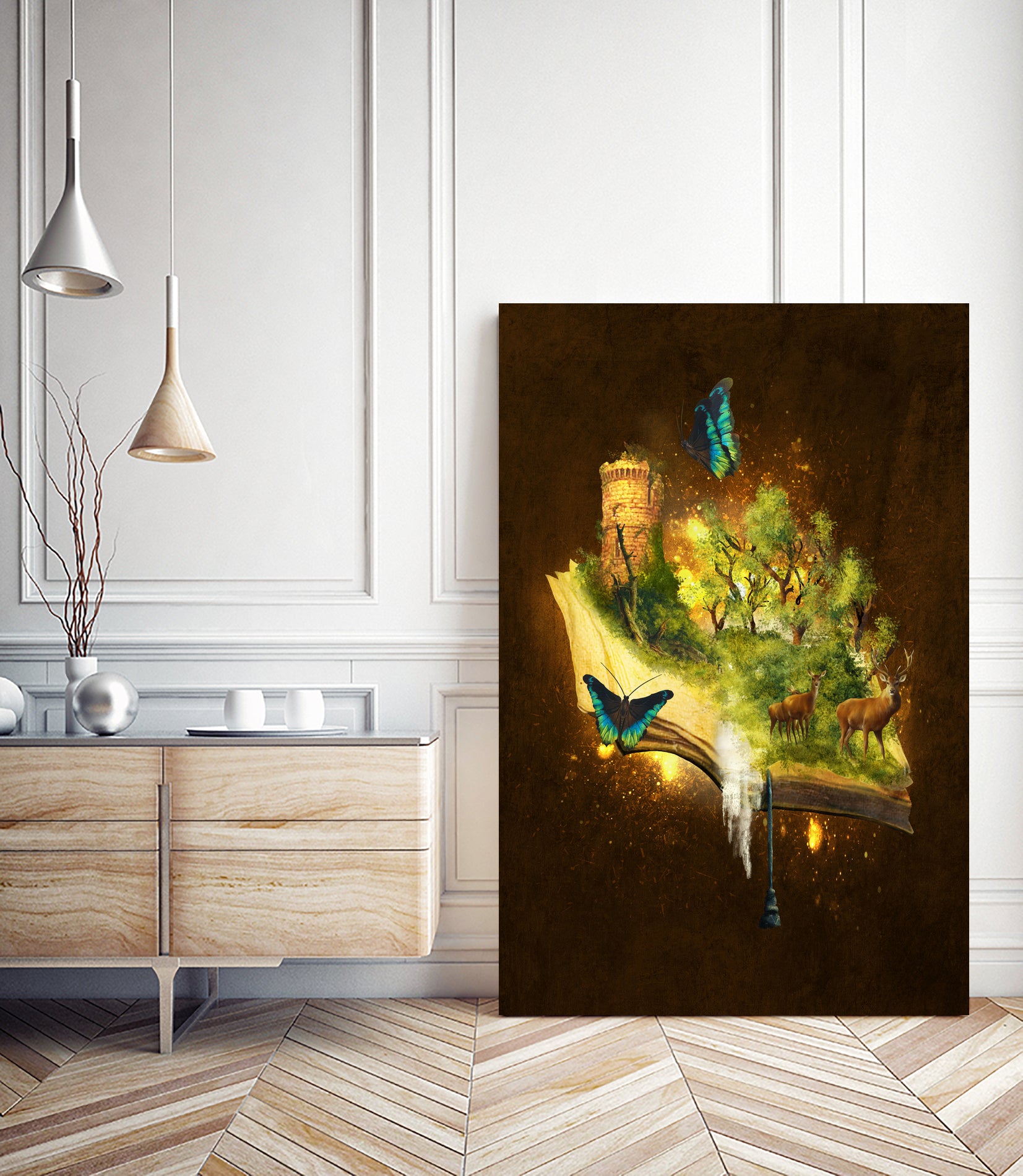 Enchanted Book by Diogo Veríssimo on GIANT ART - yellow photo manipulation