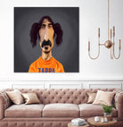 Frank Zappa by Rob Snow on GIANT ART - orange digital painting