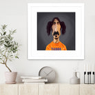 Frank Zappa by Rob Snow on GIANT ART - orange digital painting