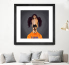 Frank Zappa by Rob Snow on GIANT ART - orange digital painting