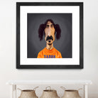 Frank Zappa by Rob Snow on GIANT ART - orange digital painting