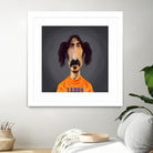 Frank Zappa by Rob Snow on GIANT ART - orange digital painting