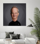 Bill Murray by Rob Snow on GIANT ART - black digital painting