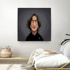 John Lennon by Rob Snow on GIANT ART - black digital painting