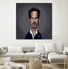 Johnny Depp by Rob Snow on GIANT ART - black digital painting