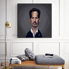 Johnny Depp by Rob Snow on GIANT ART - black digital painting