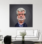 George Lucas by Rob Snow on GIANT ART - blue digital painting