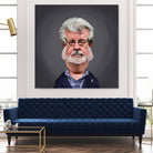 George Lucas by Rob Snow on GIANT ART - blue digital painting