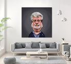 George Lucas by Rob Snow on GIANT ART - blue digital painting