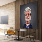 George Lucas by Rob Snow on GIANT ART - blue digital painting