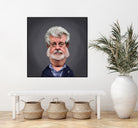 George Lucas by Rob Snow on GIANT ART - blue digital painting