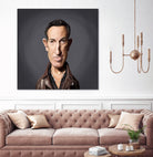 Bruce Springsteen by Rob Snow on GIANT ART - brown digital painting