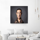 Bruce Springsteen by Rob Snow on GIANT ART - brown digital painting