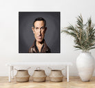 Bruce Springsteen by Rob Snow on GIANT ART - brown digital painting