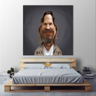 Jeff Bridges by Rob Snow on GIANT ART - brown digital painting