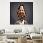 Jeff Bridges by Rob Snow on GIANT ART - brown digital painting