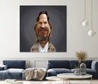 Jeff Bridges by Rob Snow on GIANT ART - brown digital painting