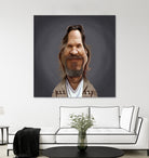 Jeff Bridges by Rob Snow on GIANT ART - brown digital painting