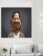 Jeff Bridges by Rob Snow on GIANT ART - brown digital painting