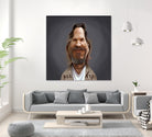 Jeff Bridges by Rob Snow on GIANT ART - brown digital painting