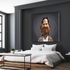 Jeff Bridges by Rob Snow on GIANT ART - brown digital painting