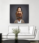 Jeff Bridges by Rob Snow on GIANT ART - brown digital painting