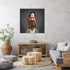 Jeff Bridges by Rob Snow on GIANT ART - brown digital painting