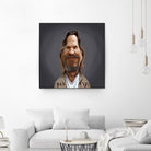 Jeff Bridges by Rob Snow on GIANT ART - brown digital painting