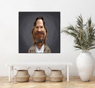 Jeff Bridges by Rob Snow on GIANT ART - brown digital painting