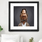 Jeff Bridges by Rob Snow on GIANT ART - brown digital painting